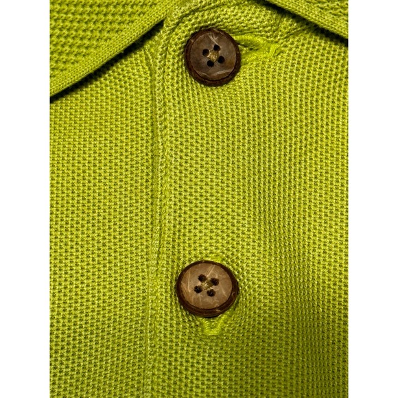 Tommy Bahama Men’s‎ Polo Medium Green Cotton Polyester Blend - Picture 3 of 7